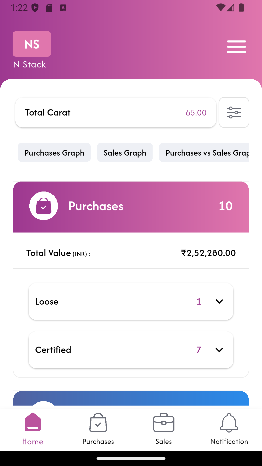 Vendor step 2: Live inventory dashboard