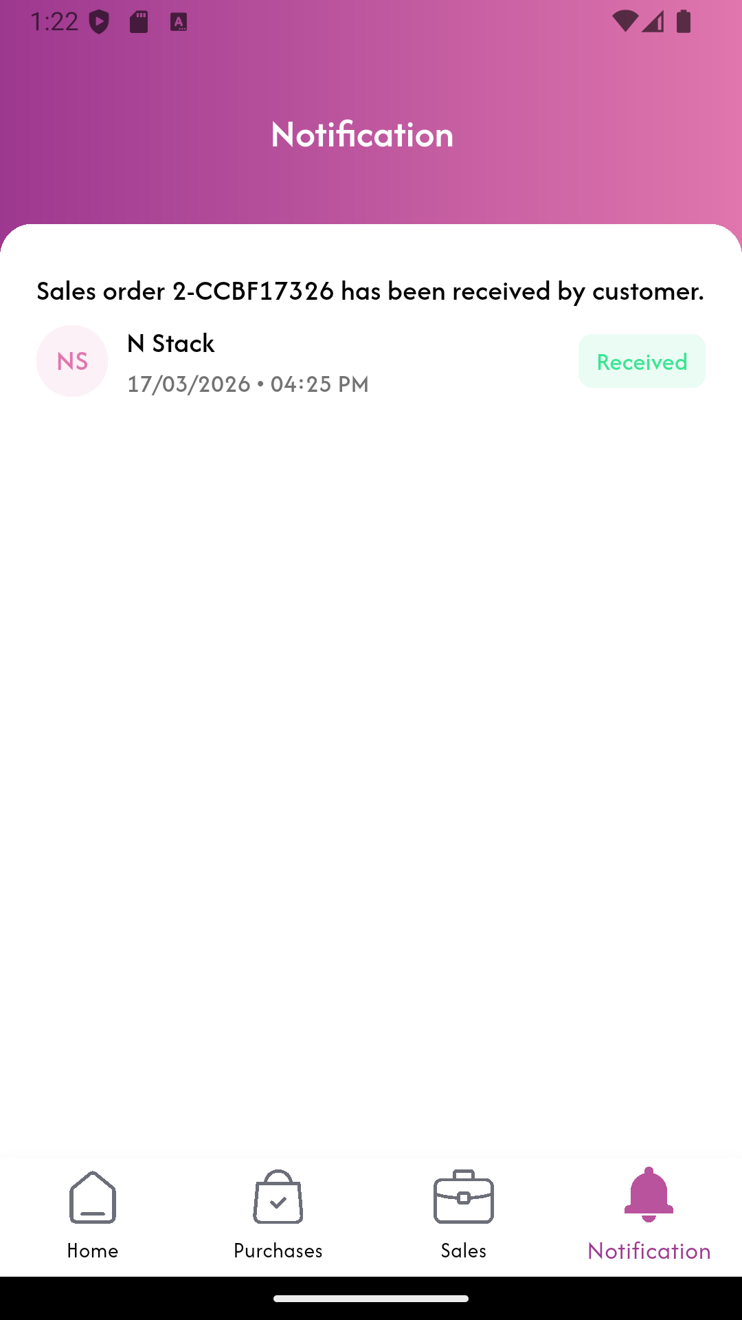 Vendor step 3: Real-time notifications